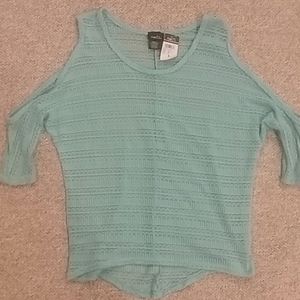 Turquoise top